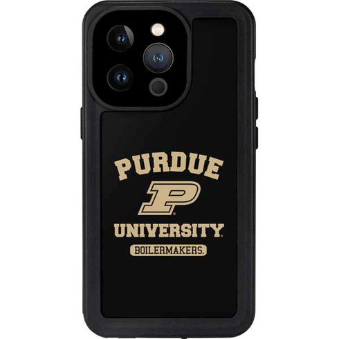 Purdue University Purdue University Boilermakers iPhone 15 Pro Waterproof Case